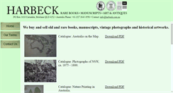 Desktop Screenshot of harbeck.com.au